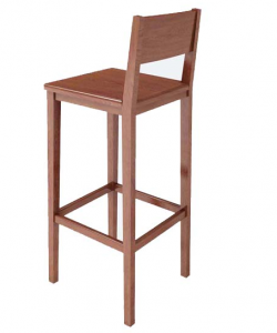 Ghế bar gỗ 03 được sản xuất từ gỗ chất lượng cao